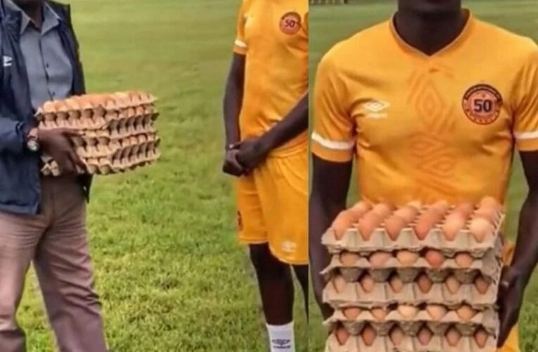 Лучший футболист матча в Замбии получил 150 яиц в качестве награды